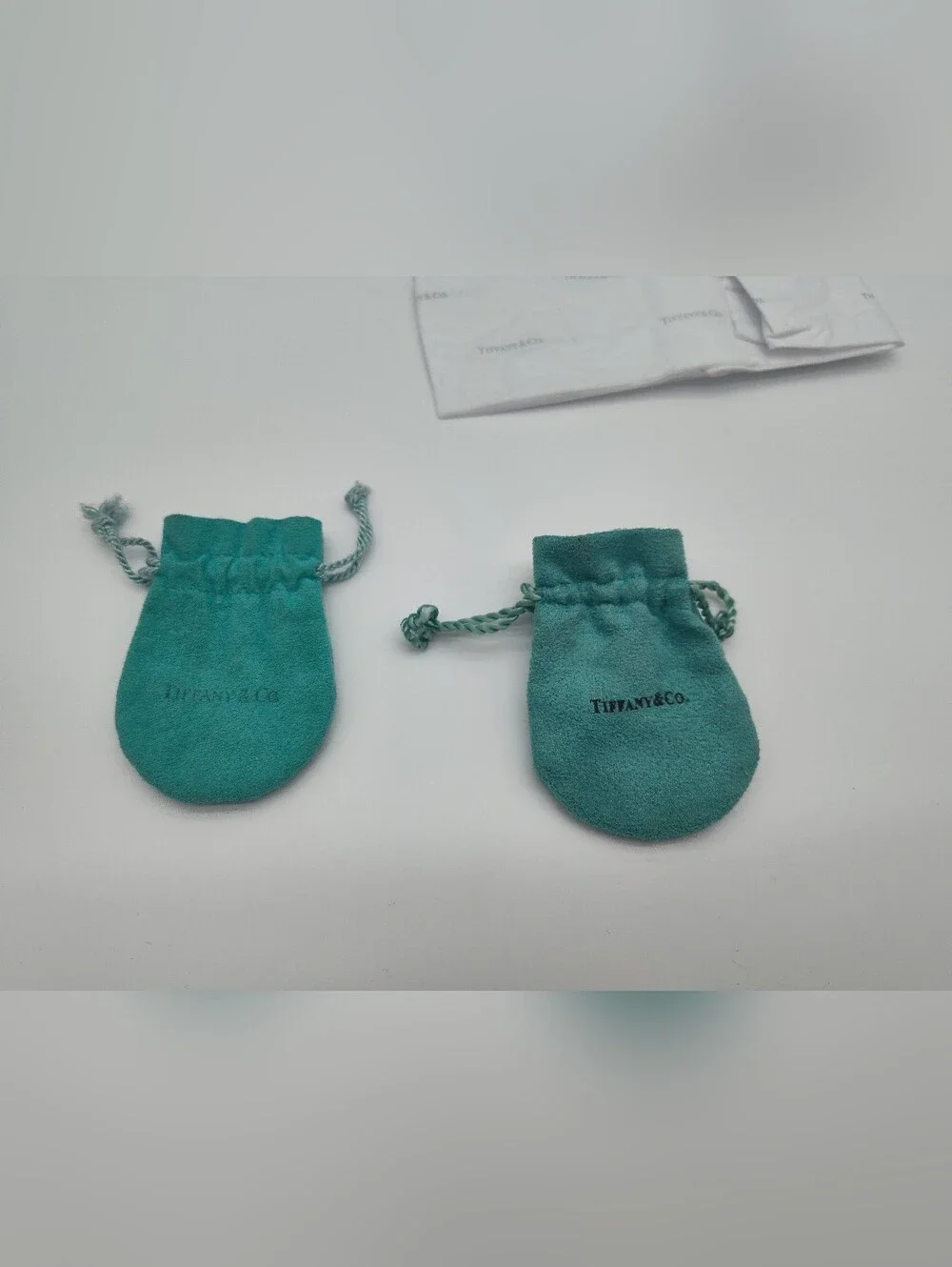 TIFFANY & CO. Gift Bag Tissue Dust Pouches Boutique Packaging Set EUC